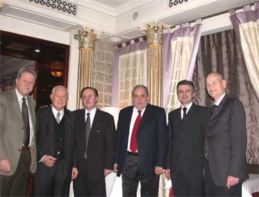 Mattiussi( primo a destra) ,colomba,degano,fabbro,<br>marinig,scorsone, Roma 2003