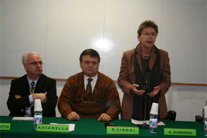 D'Aronco, Zironi, Vianello (da destra)